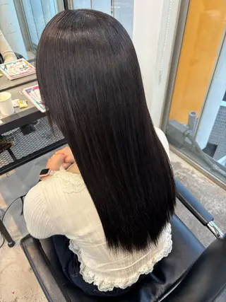 ロング カラー ダメージレス艶カラー MISAKI🦋のヘアスタイル