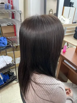 ロング カラー 🌈透明感カラー 韓国 ミライ🇰🇷のヘアスタイル