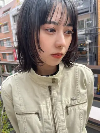 ミディアム ルレイル所属・shiba nanaのヘアスタイル