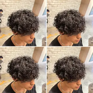 ミディアム パーマ メンズ 🔹似合わせ✖️垢抜 け職人/ℕ𝕆ℝ𝕀のヘアスタイル