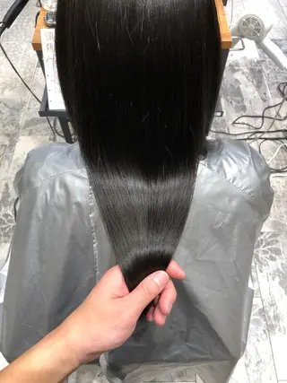 ロング カラー パーマ 新宿✨顔周りカット 韓国ヘア/坂本亜裟海のヘアスタイル