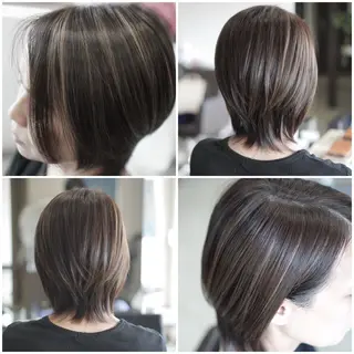 ミディアム カラー 中島 剛のヘアスタイル