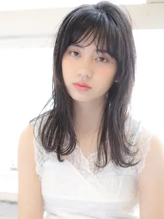 セミロング カラー 高橋友里亜 /フリーランスのヘアスタイル