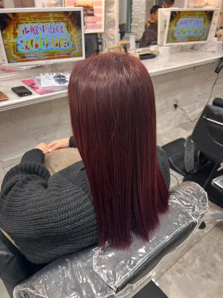 セミロング 細矢 翔太のヘアスタイル