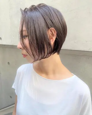 ショート カラー Grow by NYNY 打越裕樹のヘアスタイル
