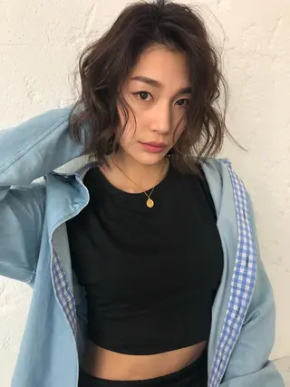 カラー レイヤーカット BLend 渋谷のヘアスタイル