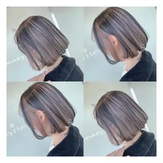 ミディアム カラー ba-boo 広島のヘアスタイル