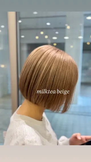 カラー 艶カラー┆ブラウン ┆ゆうはのヘアスタイル