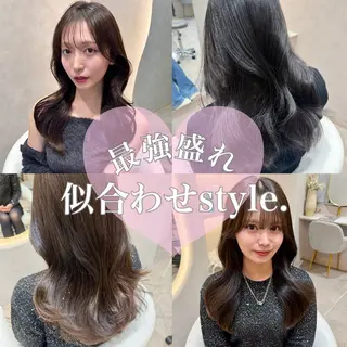 ロング カラー 🍑透明感color 🍑MOMOKA🍑のヘアスタイル