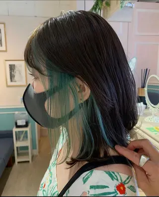 ミディアム カラー VALETTE omotesando所属・原宿ボブ・髪質改善 輝来のヘアスタイル