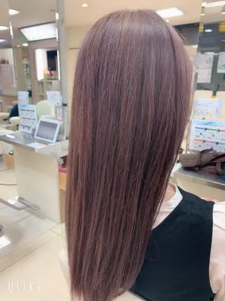 セミロング カラー 暖色系カラー❤️櫻井 亜美のヘアスタイル