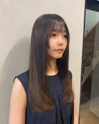 ロング MIREI /韓国風 ショート/大阪美容室のヘアスタイル