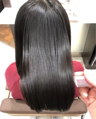 セミロング パーマ ZENKO所属・齋藤 連のヘアスタイル