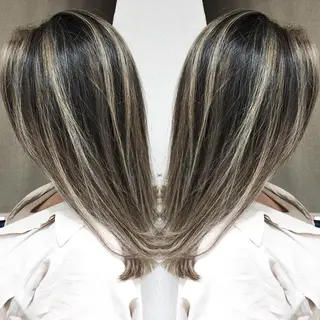 ミディアム カラー ネイル マツエク・マツパ 井上 一平のヘアスタイル