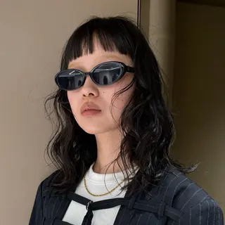 セミロング パーマ maison mile所属・maisonmile Akariのヘアスタイル