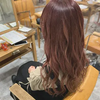 セミロング ブリーチ/アレンジ 天満/chihiroのヘアスタイル