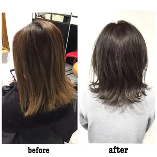 ショート ミディアム セミロング ロング カラー 二児のパパで店長な 戸田健治のヘアスタイル