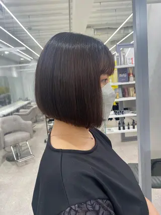 ショート 韓国ネイル🤍 イワサキ　リコ🍒のネイルデザイン