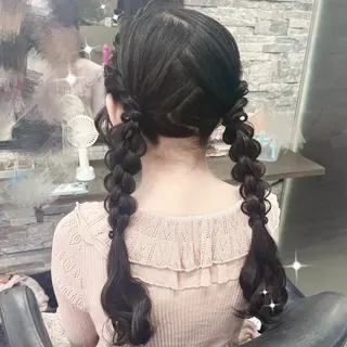 ロング OZ梅田♡ ゆはなブリーチのヘアスタイル