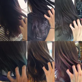 ミディアム カラー 原宿サロン代表 デザインカラー伊藤卓のヘアスタイル