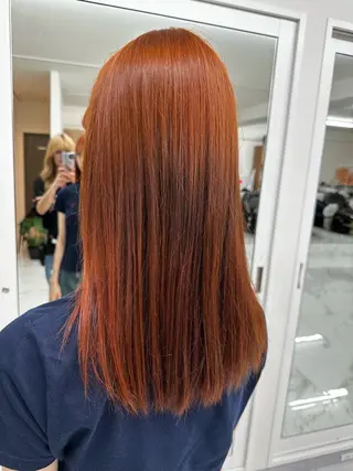 ロング むっち〜/ケアカラー /似合わせcutのヘアスタイル