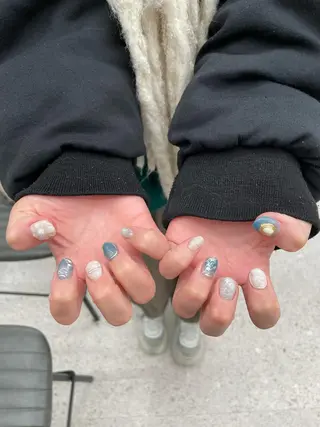 ネイル 束感まつ毛/ネイル/ LED♥KIRARAのマツエク・マツパデザイン