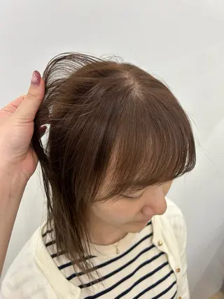 ミディアム 顔周り/レイヤー/ 透明感/あやか💕のヘアスタイル