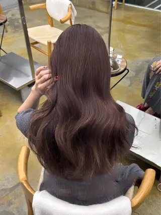 ロング カラー 髪質改善カラー♡/ 縮毛矯正/珠貴のヘアスタイル