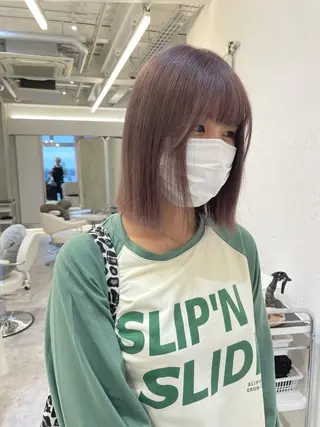 ミディアム カラー ヘアアレンジ 🍃柔らかヘアー田中 瑞希🍃のヘアスタイル