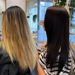 ロング カラー 艶カラー 🤍🫧/makoのヘアスタイル