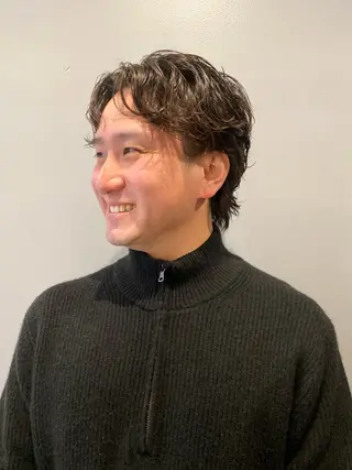 パーマ メンズ YURI/20〜 30代メンズ/恵比寿のヘアスタイル