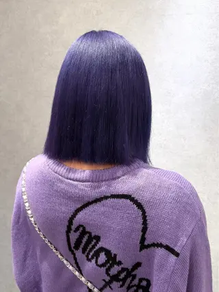 ミディアム カラー ハイトーン/ウルフ/ レイヤー/Asukaのヘアスタイル