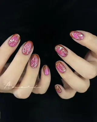 ネイル 大﨑 ななのネイルデザイン