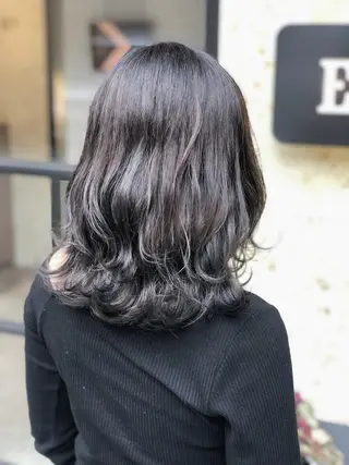 ミディアム カラー LA KING GINZA TOKYO所属・🧡ショートの達人 🧡SHOのヘアスタイル