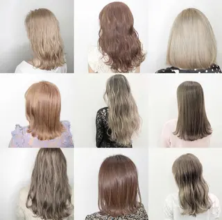 ミディアム カラー ブリーチソムリエ認定 梅田茶屋町Eir辻のヘアスタイル