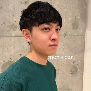 ショート メンズ ボブ/レイヤー/ニュ アンスパーマ/小夏のヘアスタイル