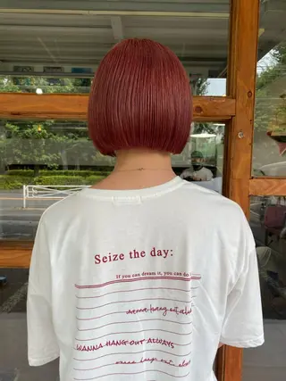 ショート カラー なぎ🌿.∘[ボブ, ニュアンスカラー]のヘアスタイル