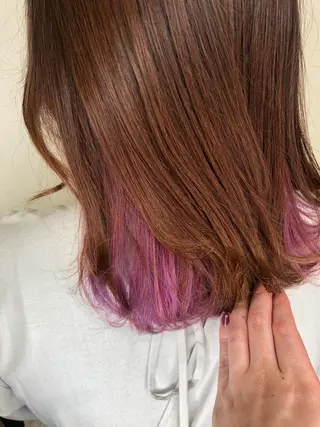 ミディアム カラー 松佐 ゆかりのヘアスタイル