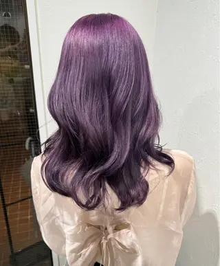 セミロング カラー ハイトーン/レイヤー /艶カラー🎀のヘアスタイル