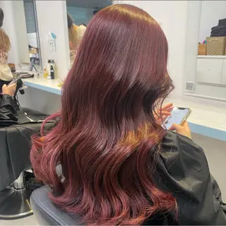 セミロング カラー Salowin池袋East 店3F所属・【美髪矯正/絹髪】 🎀hinano🎀のヘアスタイル