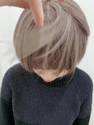 ショート カラー 🌿nudeカラー/ レイヤー/藤原🌿のヘアスタイル