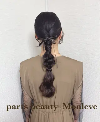 ヘアアレンジ Monleve 井上恵のマツエク・マツパデザイン