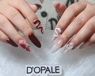 ネイル D‘OPALE所属・DOPALE、もも 彦奇のネイルデザイン