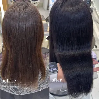 セミロング カラー Hina🫧透明感 カラー🫧のヘアスタイル