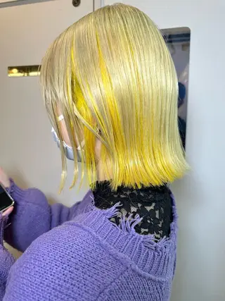 ショート 🍀ケアブリーチ カラー🍀坂井のヘアスタイル