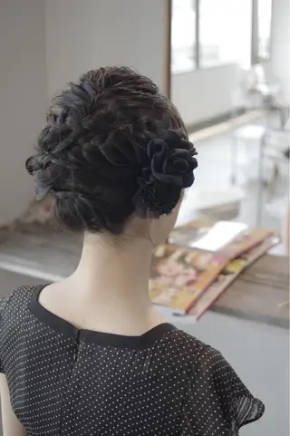 ミディアム ヘアアレンジ 🌈ディレクター🌈 徳松優希のヘアスタイル