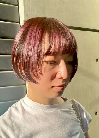 ショート カラー IKU ミニボブ名古屋のヘアスタイル