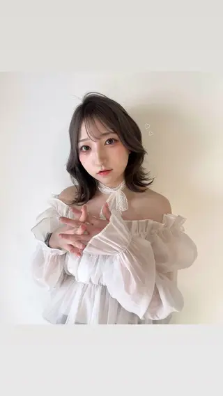 ミディアム amoretto 天文館店🎀ひなのヘアスタイル