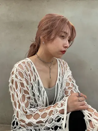 ロング パーマ ヘアアレンジ 小顔レイヤー×コンパ クトボブ/林隆平のヘアスタイル