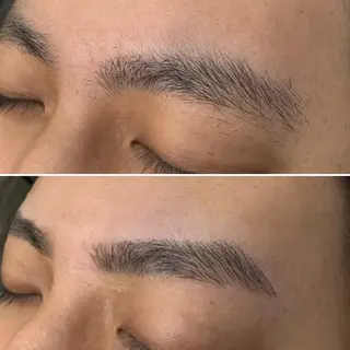 メンズ アイブロウ "PEPPU "所属・派手髪、ハイトーン ショートヘアShinのヘアスタイル